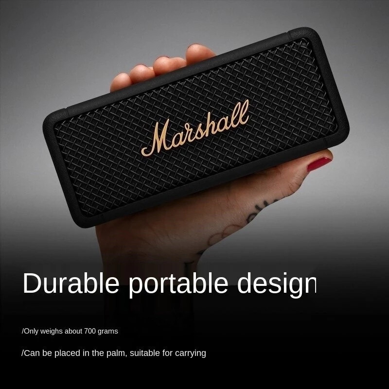 MARSHALL oriģinālais EMBERTON bezvadu Bluetooth skaļrunis IPX7 ūdensizturīgs sporta skaļrunis stereo basa skaņa āra portatīvie skaļruņi