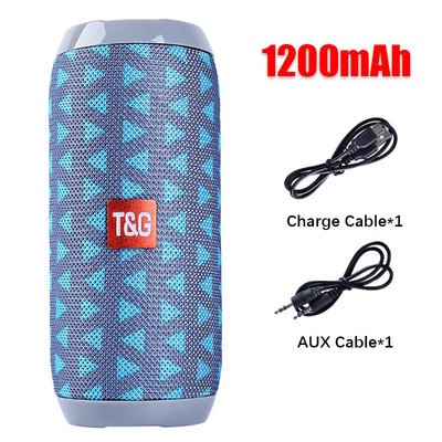 Difuzor portabil Bluetooth Subwoofer bas fără fir Difuzoare de exterior impermeabile Boombox AUX TF USB Difuzor stereo Cutie muzicală