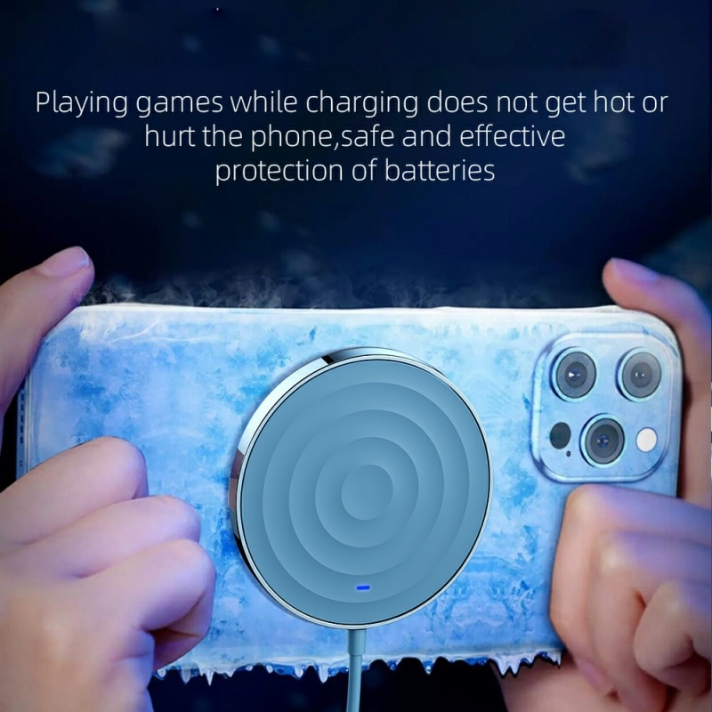 Încărcător fără fir rapid Essager 15W QI pentru iPhone 12 Pro Max Telefon mobil magnetic Samsung Încărcare rapidă fără fir pentru IP12