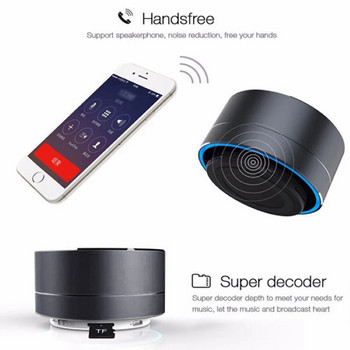 Безжичен Bluetooth аудио мобилен телефон субуфер мини карта компютър външна преносима мини звукова кутия спрей за заключване и натоварване