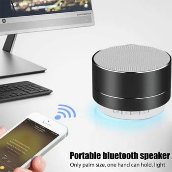 Безжичен Bluetooth аудио мобилен телефон субуфер мини карта компютър външна преносима мини звукова кутия спрей за заключване и натоварване