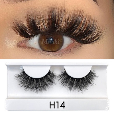 Reutilizabile 5 perechi de gene de nurcă 8MM-16MM Gene false naturale Furnizori de extensii de gene false Faux Cils Instrumente de machiaj cu ridicata