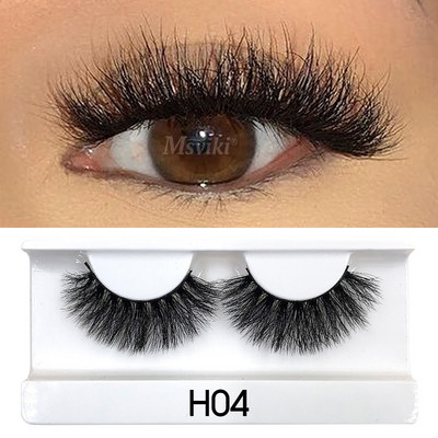 Reutilizabile 5 perechi de gene de nurcă 8MM-16MM Gene false naturale Furnizori de extensii de gene false Faux Cils Instrumente de machiaj cu ridicata