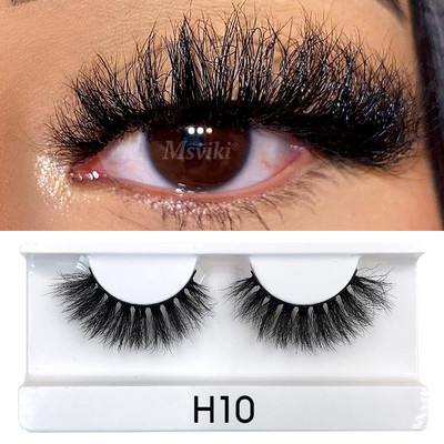 Reutilizabile 5 perechi de gene de nurcă 8MM-16MM Gene false naturale Furnizori de extensii de gene false Faux Cils Instrumente de machiaj cu ridicata