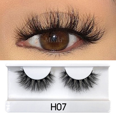 Reutilizabile 5 perechi de gene de nurcă 8MM-16MM Gene false naturale Furnizori de extensii de gene false Faux Cils Instrumente de machiaj cu ridicata