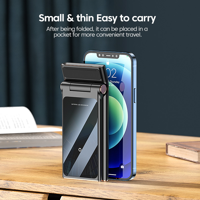 Încărcător fără fir KUULAA Qi 3 în 1 pentru iPhone 14 13 12 Pro MAX XR X 8 Stație de încărcare pliabilă pentru Apple Watch Airpods Pro