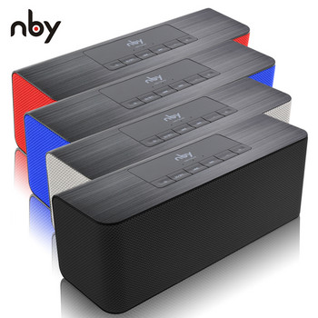 NBY 5540 Bluetooth високоговорител Преносим безжичен високоговорител Двойни високоговорители с висока разделителна способност с микрофон TF карта Високоговорители MP3 плейър
