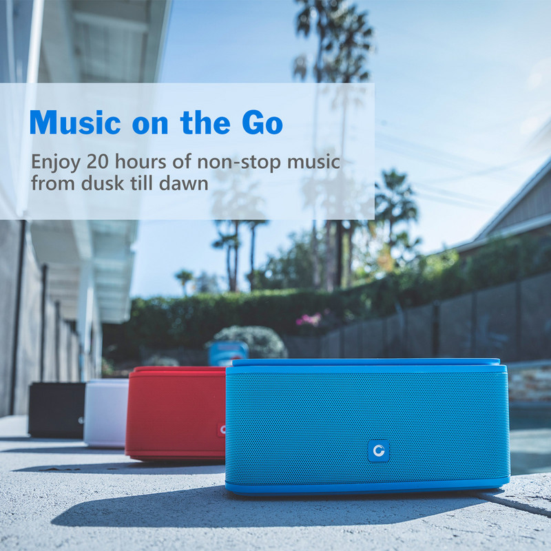 Υπολογιστής DOSS Ασύρματο ηχείο Bluetooth SoundBox Έλεγχος αφής IPX5 Αδιάβροχο φορητό στερεοφωνικό κιβώτιο ήχου Μεγάφωνα
