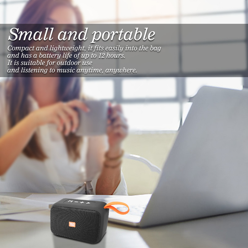 Ηχεία TG506 Φορητό μίνι ηχείο Ασύρματο ηχείο HIFI Soundbar Υποστήριξη υπαίθριων ηχείων Κάρτα TF FM Aux vs TG182