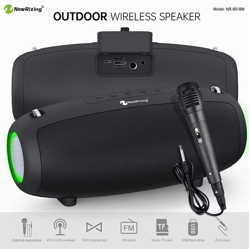 High Power caixa de som bluetooth μεγάλο ισχυρό υπογούφερ Ασύρματο φορητό mp3 player καραόκε οικιακό σύστημα μουσικής κουτί Ραδιόφωνο FM