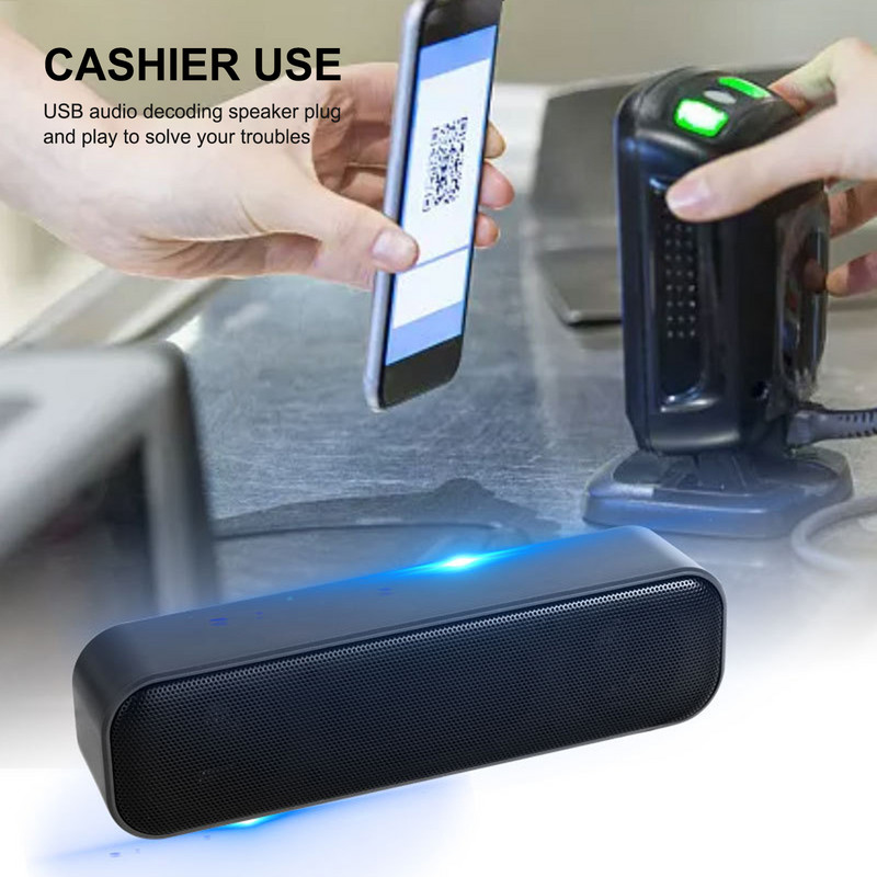 Bară de sunet pentru computer Difuzoare pentru computer Bară de sunet de birou Plug and Play Difuzoare pentru computer alimentată prin USB Sunet stereo 3D puternic pentru computer