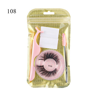 Daugkartinio naudojimo blakstienų priauginimas dirbtinės blakstienos Lipnios juostelės blakstienų pincetų šepetėlių rinkinys be klijų natūralios ilgos netikros blakstienos