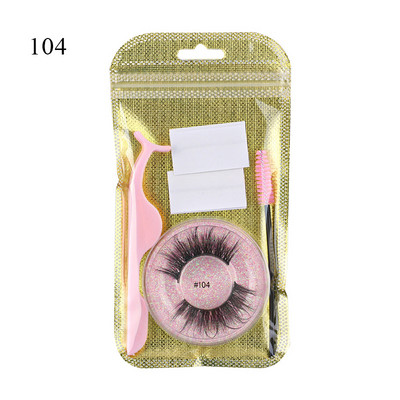 Daugkartinio naudojimo blakstienų priauginimas dirbtinės blakstienos Lipnios juostelės blakstienų pincetų šepetėlių rinkinys be klijų natūralios ilgos netikros blakstienos