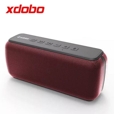 XDOBO 60 W bezvadu Bluetooth skaļrunis IPX7 ūdensizturīgs āra kolonnas portatīvais zemfrekvences skaļrunis mājas kinozāle TWS Boombox mūzikas centra AUX