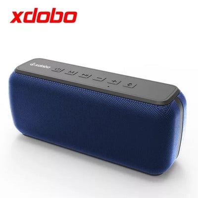 XDOBO 60 W bezvadu Bluetooth skaļrunis IPX7 ūdensizturīgs āra kolonnas portatīvais zemfrekvences skaļrunis mājas kinozāle TWS Boombox mūzikas centra AUX