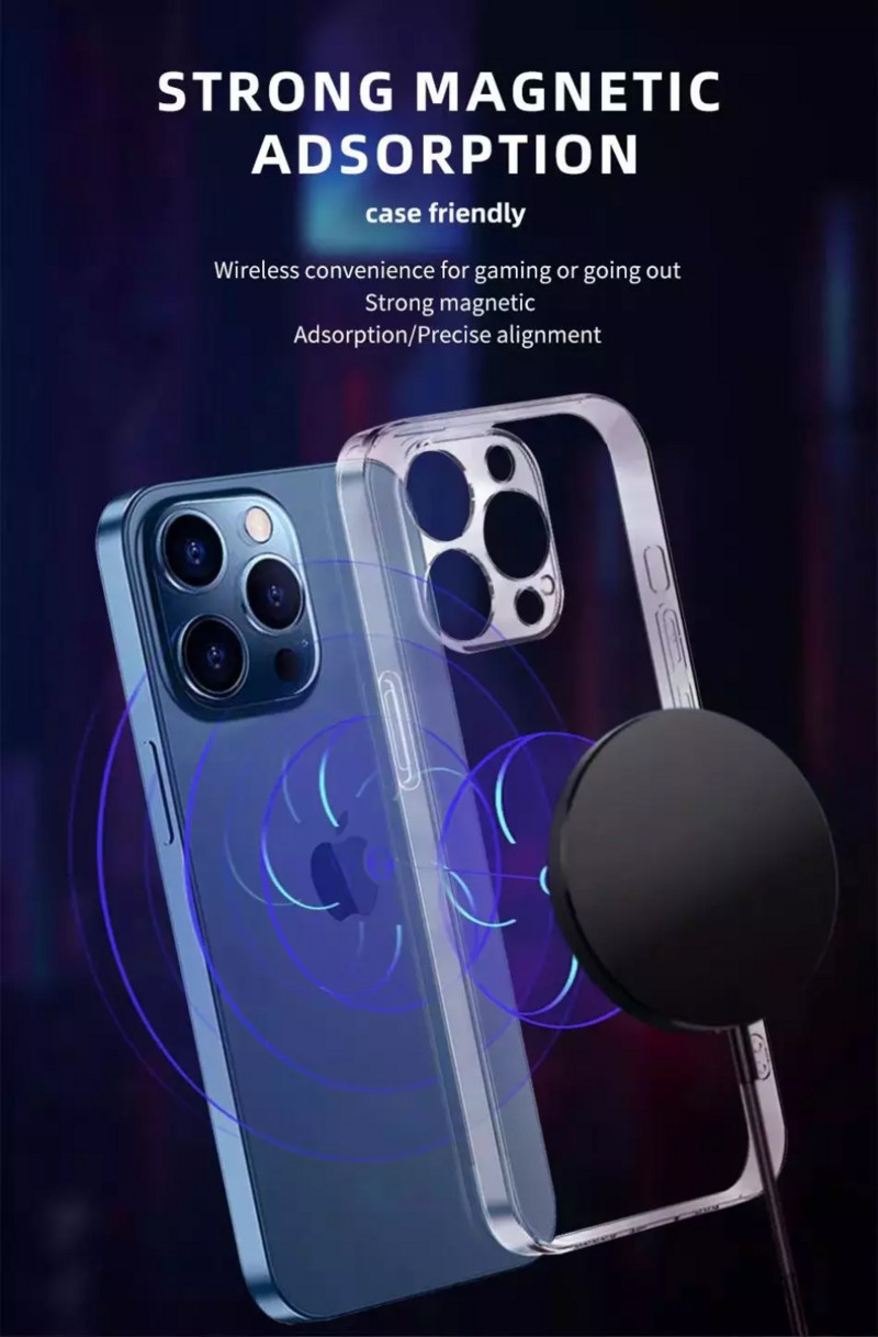 120 W-os mágneses vezeték nélküli töltő iPhone 14 Plus / 14 Pro Max / 13 Pro / 13 Mini / 12 Mini gyorstöltős ajándék mágneses gyűrűhöz