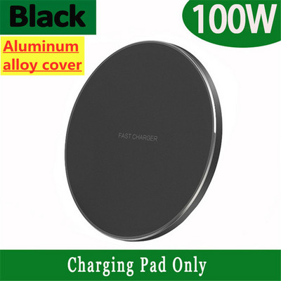 100 W juhtmevaba laadija alus iPhone 14 13 12 11 Pro Max induktsioon kiirlaadimisjaam Samsung Xiaomi Qi laadijatele