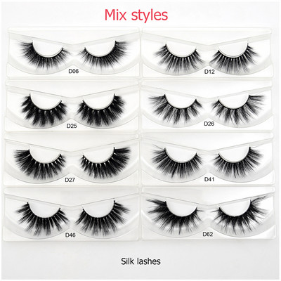 Visofree 30 pari/lot trepavice od nerca Veleprodaja trepavica umjetne trepavice trepavice od umjetnog nerca ekstenzije trepavica bulk lashes Silk-D26