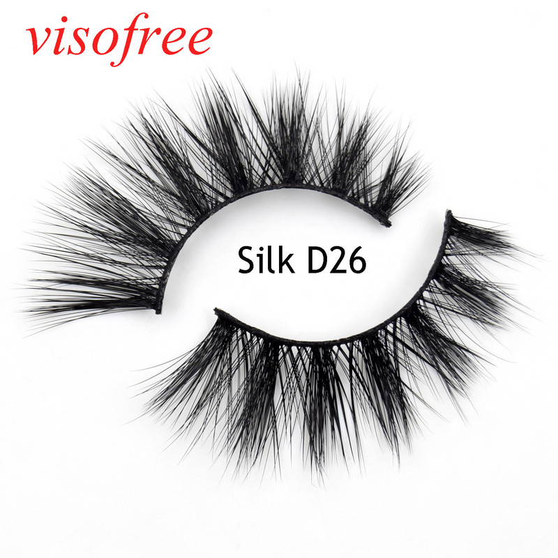 Visofree 30 pari/lot trepavice od nerca Veleprodaja trepavica umjetne trepavice trepavice od umjetnog nerca ekstenzije trepavica bulk lashes Silk-D26
