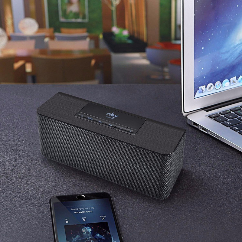 Difuzor wireless NBY 5540 Difuzor portabil Bluetooth Sunet stereo Sistem 10W Muzică Subwoofer Coloană Suport Tf Card Fm pentru telefon