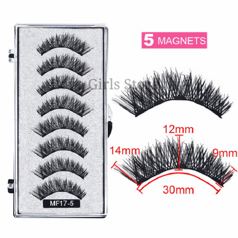 Gene magnetice 3D cu magneți Machiaj realizat manual Gene de nurcă Gene false extinse Gene false reutilizabile cu pensetă