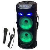 30 W Bluetooth skaļrunis bezvadu portatīvais kolonnas liels jaudas stereo zemfrekvences skaļrunis Bass ballītes skaļruņi ar mikrofonu ģimenes karaoke USB