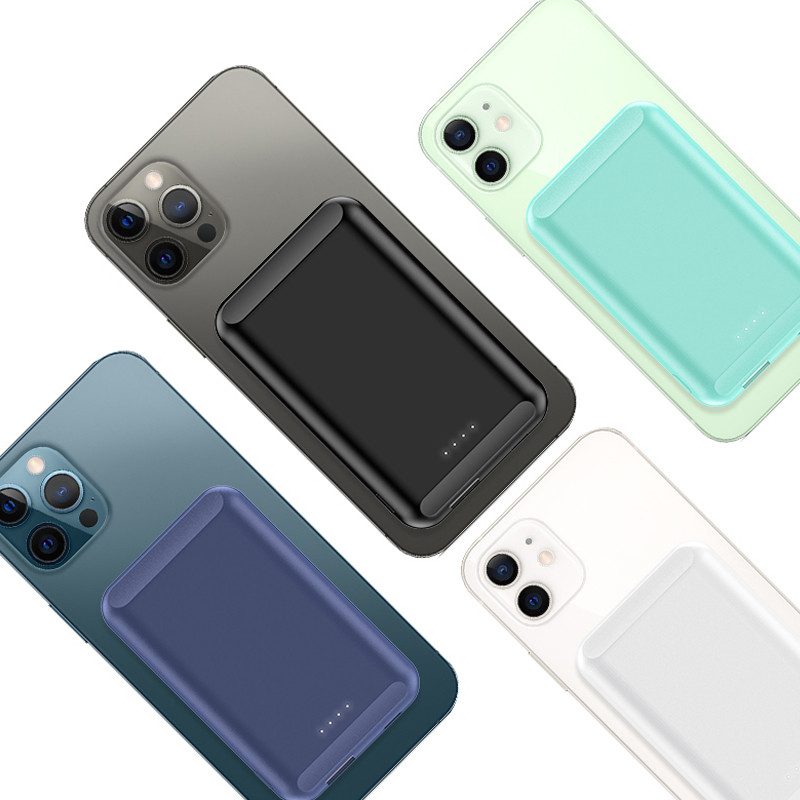 Încărcător de telefon mobil magnetic fără fir de 5000 mAh pentru iPhone 12 13 Pro Max 12mini Baterie auxiliară externă