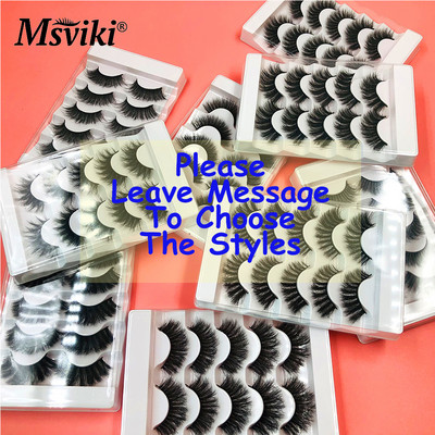 Wispy 5 perechi cutii de gene de nurcă 3D naturale Ambalare Gene false 5D reutilizabile Vânzare cu ridicata în vrac Instrument de machiaj pentru gene de nurcă pufoasă