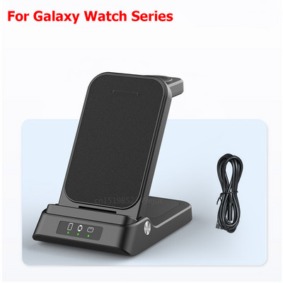 Bežični punjač za Samsung 3 u 1 Qi stanica za brzo punjenje za Samsung Galaxy Watch 5 Pro 4 S23 S22 Ultra prijenosni punjač