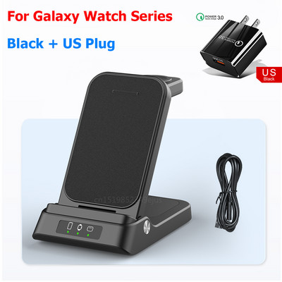 Bežični punjač za Samsung 3 u 1 Qi stanica za brzo punjenje za Samsung Galaxy Watch 5 Pro 4 S23 S22 Ultra prijenosni punjač