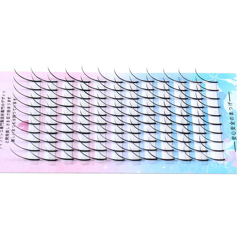 120 Grozdova C Uvojak 007 Debljina 9-15 mm A Oblik Pojedinačne trepavice Živopisne Interperse Prirodne Punije DIY Ekstenzije trepavica