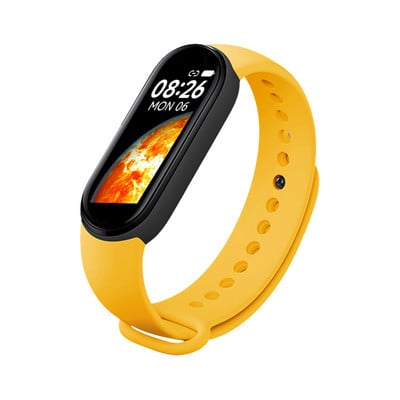 Ceas inteligent Band 7 Bărbați Femei Ceas inteligent cu frecvență cardiacă Ceas inteligent Monitorizare fitness Tensiune arterială Bratara sport inteligentă pentru Band 7