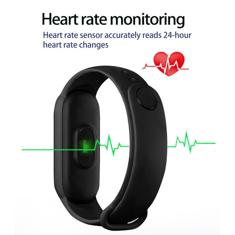 Ceas inteligent Band 7 Bărbați Femei Ceas inteligent cu frecvență cardiacă Ceas inteligent Monitorizare fitness Tensiune arterială Bratara sport inteligentă pentru Band 7