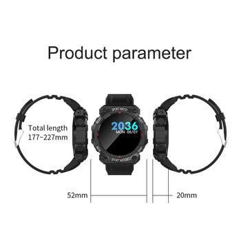 FD68S Нови смарт часовници Мъже Жени Bluetooth Smartwatch Touch Smart Bracelet Фитнес гривна Свързани часовници за IOS Android