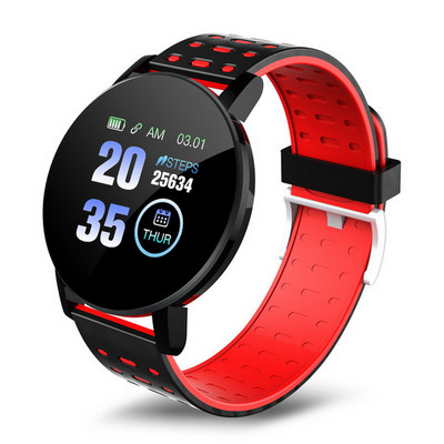 Ceas inteligent Twitch Bărbați Femei Monitorizarea ritmului cardiac Monitorizarea tensiunii arteriale Fitness Sport Racker Bluetooth Redare muzică Apel 119 Ceas inteligent