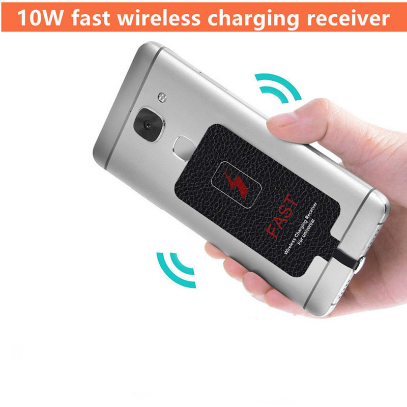 Juhtmeta laadimisvastuvõtja Qi juhtmevaba laadija adapter Samsung Huawei Xiaomi ja muude C-tüüpi mobiiltelefonide jaoks