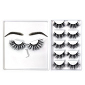 Umjetne trepavice Umjetne trepavice Set obrva Umjetne realistične 3D trepavice Umjetne trepavice Šminka Ekstenzije umjetnih trepavica Dramatične