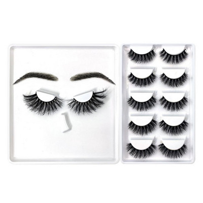 Umjetne trepavice Umjetne trepavice Set obrva Umjetne realistične 3D trepavice Umjetne trepavice Šminka Ekstenzije umjetnih trepavica Dramatične