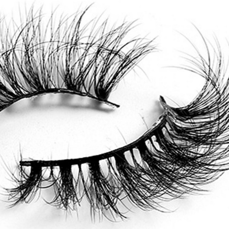 20 perechi/cutie 3D gene false moi, confortabil de purtat, păr de nurcă, frumusețe multistrat, gene false pentru femei