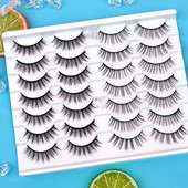 10 perechi/14 perechi gene false gene gene false moale gene false volum dramatic instrument de machiaj natural lung și gros