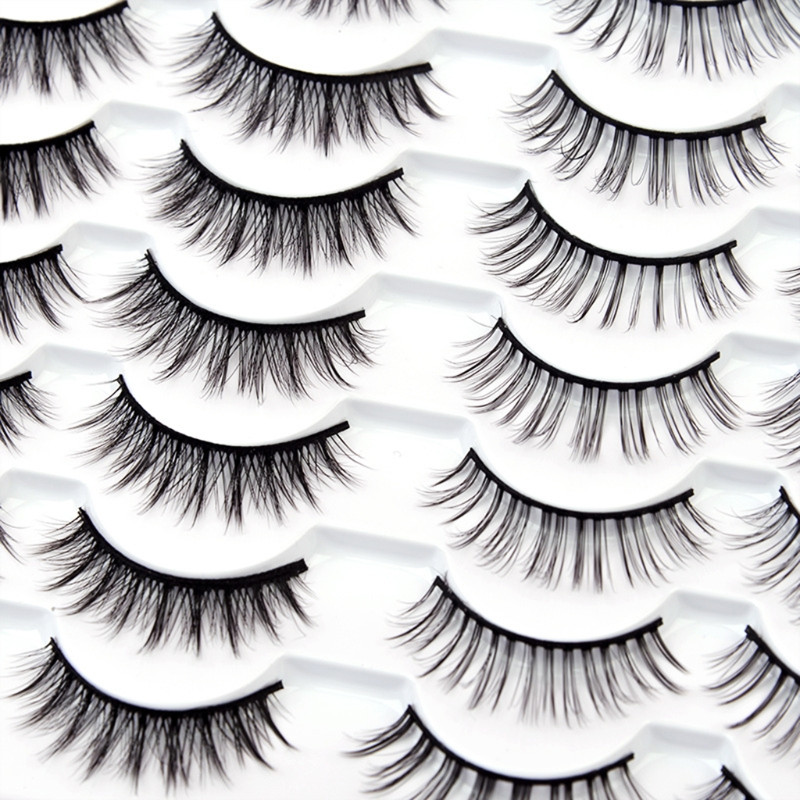 10 perechi/14 perechi gene false gene gene false moale gene false volum dramatic instrument de machiaj natural lung și gros