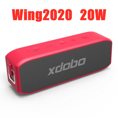 xdobo 20W Power Sound Bar Difuzor Bluetooth Coloană de exterior impermeabil Subwoofer portabil cu TWS TF Centru de muzică pentru computer