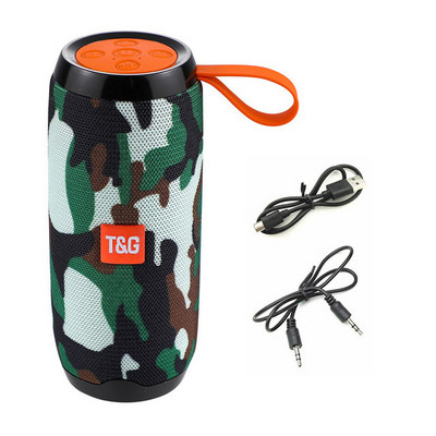 Difuzor wireless T&G 117 Mini 5.0 Suport Difuzor AUX TF Difuzor portabil impermeabil pentru exterior Difuzoare USB Suport card TF Subwoofer