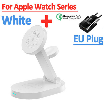 Suport de încărcare fără fir magnetic 3 în 1 100W pentru Macsafe iPhone 12 13 14 Mini Pro Max Apple Watch Airpods Stație de încărcare rapidă