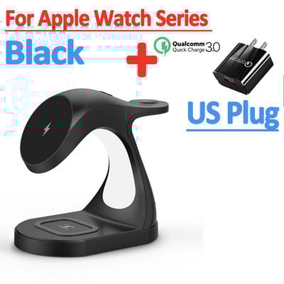 100 W 3 viename magnetinio belaidžio įkroviklio stovas, skirtas iPhone 14 13 12 Pro Max Apple Watch Airpods indukcinio greito įkrovimo doko stočiai