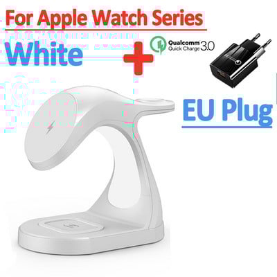 100 W 3 viename magnetinio belaidžio įkroviklio stovas, skirtas iPhone 14 13 12 Pro Max Apple Watch Airpods indukcinio greito įkrovimo doko stočiai