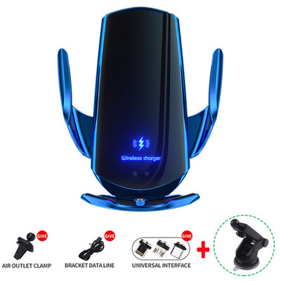 Încărcător fără fir pentru mașină 30W Suport pentru telefon auto magnetic pentru iPhone Samsung Xiaomi Stație de încărcare rapidă prin inducție