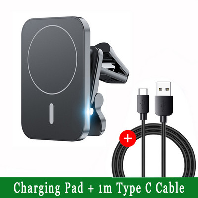 100 W magnetinis automobilinis belaidis įkroviklis automobilinis telefono laikiklis skirtas iPhone 14 13 12 11 Pro Max Mini indukciniam greito įkrovimo stotelei