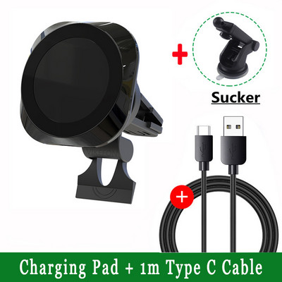 100 W magnetinis automobilinis belaidis įkroviklis automobilinis telefono laikiklis skirtas iPhone 14 13 12 11 Pro Max Mini indukciniam greito įkrovimo stotelei