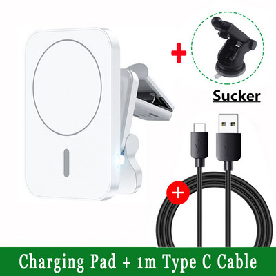 100 W magnetinis automobilinis belaidis įkroviklis automobilinis telefono laikiklis skirtas iPhone 14 13 12 11 Pro Max Mini indukciniam greito įkrovimo stotelei